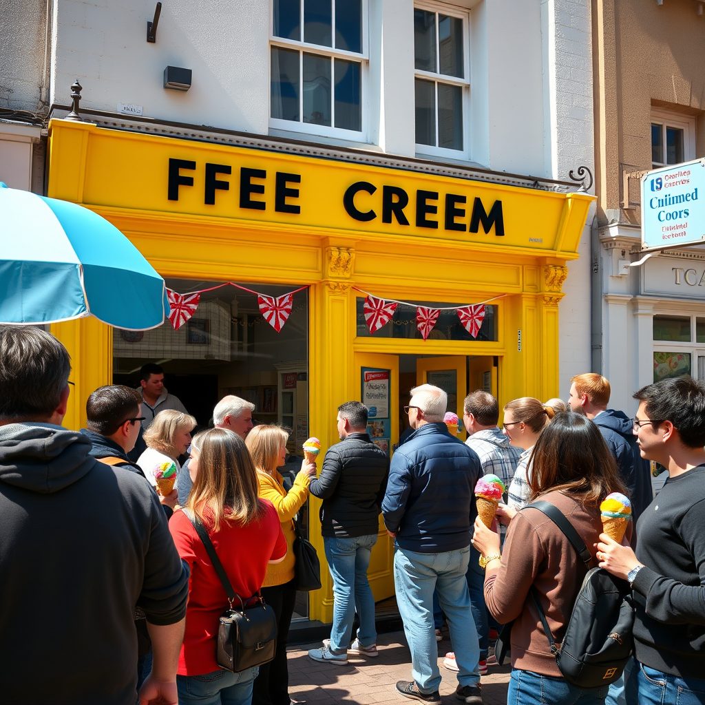 When Ben & Jerry's will give out free unlimited ice cream in Brighton